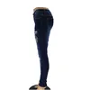 Jeans femininos de verão alta cintura vintage Custom Ripped Hole Hole