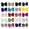 2020 za darmo 20 Design Girls Jojo Bow Paillette Bubble Flowle Firmpins Barrettes Dzieci Bow Hair Princess cekin Bling Hair Clip zz