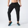 Pantaloni da uomo abbigliamento primaverile autunno solido alto benzina con tasche corsettoli elastici pantaloni per pantaloni della tuta elastico