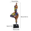 Norhteuins Resin Fat Lady Statues Abstract Art Woman Figurine per interni Bookcase Bookcase Desktop Decor Desktop Objects Gift 240416