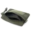 Wallets 101PCS EDC Molle Pouch Wallet Waterproof Zipper Waist Coin Bag Medical Belt Portable Camping Bag Outdoor Hunting Accessories