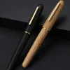 Pens Jinhao 9036 Pen de madeira natural de madeira 0,38/0,5/0,7mm Menção extra fina de luxo elegante redação de canetas Escola de Escola de Escola de Escola de Papelaria