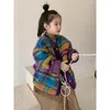 Jacken gelegentlich losen Mao Mantel koreanische Mädchen Farbe Kinder Winter gepolstert Außenbekleidung Kleidung