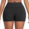 Lu Lu Shorts aligne les femmes hautes taille puste up up up up qui respirant Butt Lifter Fashion Yoga Shorts Casual Casual Gym Pantal