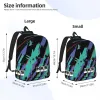 Backpacks HKS Retro Pattern Sac à dos pour hommes Femme Femmes Étudiant adolescent Randonnée Journage JDM Drift Turbo Car ordinateur portable Sacs de toile d'ordinateur