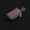 Wallets New Auto Key Case Car Holder Shell Remote Cover CarStyling Keychain Purses Diamond Car Accessories Interior for Woman