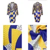 Dames plus size hoodies sweatshirts lw geometrische print patchwork blazer rok set herfst elegante lg mouw revers nek mager 2 -delige dh09i