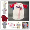 2023 Team Cuba Baseball Jersey Yoan Moncada Luis Robert Erisbel Arruebarrena Alfredo Despaigne Yadir Drake Yoelkis Guibert Roel Santos Yadil Mujica Ariel Martinez