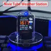 Nixie Tube Clock Smart Wifi Glow Diy Clocks Cyberpunk Style Digital Table Visual Display Changeable Automatic Update 240410