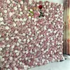 装飾花スプリングウェディングサプライホームフローラルデコレーションローズアジサイブーケシルク人工花の壁の背景