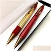 Kugelschreiber -Großhandel Limited Edition Inheritance -Serie Ägypten Style Rollerball Stift einzigartige Metall Carving Writing Office School Supp DH4YK