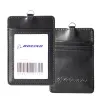 Innehavare Boeing Card ID Holder Pu Leather Single Layer Badge Case Black One Deck For Pilot Aviator Airmen Flight Crew