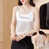 Women's Blouses 2024 Fashion dames tops en mesh kant sexy borduurwerk Backless Blouse vrouwen satijnen mouwloze kleding