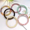 Braccialetti di fascino femminile caramelle alla moda bracciale in resina per donne ragazze semplici braccialetti acrilici festa di compleanno di braccialetti regali di compleanno