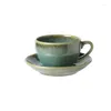 Mugs Kiln Coffee Cup Set Retro Office Water Japanese Breakfast High Appearance Level Ceramic Teacup