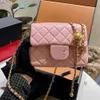 Держатели карт Crossbody Сумка Chenel Grandma Classic Candy Color Cheam Bagdy Fashion Golden Ball Simple Fat Fat Girl Awglebody Сумка