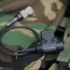 Accessoires FCS Tactical Military U94 PTT NATO 6Pin Kenwood Headset -Adapter für Original RAC TMC Comtac Earmor Jagd Airsoft Cable Plug