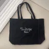 Taschen Tim Burton Produktion Amerikaner Retro Frauen Leinwand Umhängetaschen Briefe gestickt Frauen Street Mode wiederverwendbare Einkaufstaschen