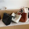 Padrões de crocodilo da moda Moda Mulheres comutam bolsas de grande capacidade para bolsas de ombro de grande capacidade para fêmea de mensageiro de couro casual feminino