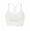 Bras Women Sports Cross Strap Yoga Vest Plus Size Adjustable Push Up Fitness Underwear Gym Shockproof Athletic Brassiere