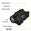 스코프 800lumens 무기 손전등이있는 녹색 레이저 시야 FLASHLIGHTS FICATINNY RAIL HUNTING LASER, Class IIIA와 함께 행운 에어 소프트 아르마 건