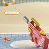 P90 Electric Water Gun Shooting Tirant entièrement automatique Summer Beach Childrens Outdoor Fun Toy Boys and Girls Adult Toy 240417