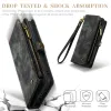 Wallets Magnetic Removable Case for Iphone 14 13 12 Mini 11 Pro Xs Max Xr X 7 8 6 6s Plus Se 2020 2022 Leather Wallet Cards Phone Cover