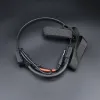 Accessoires Tactical Headset MH180 Kommunikation Atmungsaktivem Knochenleitungskopfhörer 7.0 Stecker mit Kenwood PTT Airsoft Jagd Accessoires