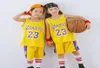 Nouveau 2020 American Basketball 23james Super Basketball Star Custom Basketball Clothing Outdoor Sports Clothing for Big Children7671542