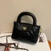 Plånbok Diane Bag Chenel Handväska axel crossbody väska fashionabla korskedjor gyllene boll