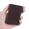 Holders New Men's Card Case Side Push Aluminium Card Holder Box RFID Antimagnetic Multicard Slim Plånbok ID Kreditkortshållare Kvinnor 2023