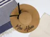 Floppy Floppy Beach Hat Personalized Bride to Be Gift Bachelorette Trip Honeymoon Sun Future Mrs Bridesmaid Hats Team 240415