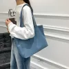 Torby swobodne wodoodporne torebki duża pojemność Oxford Cloth Bag Student Back Pack Korean Minimalist Trend Bag na ramię