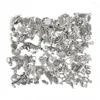 Charms 100pcs Tibetan Silver Mixed Pendant Animals Spoon Lock Shaped Beads For DIY Jewelry Making Bracelet Necklace Craft