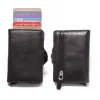 ウォレットホット2020 RFID HASPカードウォレットPUレザーカードケースシングルボックススマートクレジットカードホルダー新しい到着RFIDジッパーコイン財布