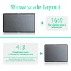 16: 9 Projecteur Screen ALL Metal Anti Light Curtain Reflective Fabric Reflective Fabric pour Xiaomi DLP YG300 XGIMI H3 Halo Mogo Projecteur