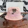 Kinderhoeden babymeisje emmer hoed jongens lente zomer zonnebrandcrème caps casual mode cap wit rood single-sided sunhat kinderen beanies csd2404207-8