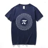 دعاوى الرجال رقم 2A1233RAEEKEEK PI MATH TSHIRTS COTTON LOOSE Short Sleeve Tee Stirts Geek Stirt T Shirt Nerd Disual Man's Thirts Therts