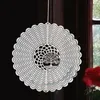 Decoratieve beeldjes 14,5 cm Charme Energy van het leven Holle lotus bloem 3D lager roteert metaal bengelende hanger windkrui meditatie