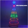 Decorazioni natalizie 110V-240 V Tappo di Lightshow Animate Alimina Luce Light String Lights IP44 per la consegna a goccia DH02V