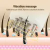 EMS Micro Corrent Head Massage Comb Mini Mini Scalp Medicine Applicator Hawr Hawr Growth Hair Vair Travel Combs 240412