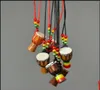 Pendant Halsketten Mini Jambe Schlagzeuger für Djembe Percussion Musical Instrument Halskette Afrikanische Handdrumschmuck AC Dhgirlssh4592307