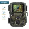 Cameras Phototrap Thermal Imagers For Hunting Scout Mini Camera Chasse 16MP 1080P Night Vision Wildcats Hunting Camera Trap With LCD