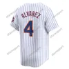 Mets City Connect Francisco Lindor Pete Alonso 4 Francisco Alvarez Jersey Brandon Nimmo Edwin Diaz Vogelbach Jeff McNeil Kodai Senga Brett Baty Baseball