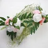 Decorative Flowers Arrangement Artificial Flower Aisle Chair Back For Wedding Ceremony Decoration