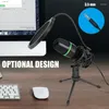 Microphones Podcast Microphone USB Kit For Streaming Computer Mic Bundle Plug And Play Music Recording Online Game