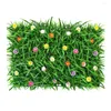 Flores decorativas Decoración de césped simulada Planta de flores de pared para el hogar Material de plástico duradero Perfecto para el 40 60 cm