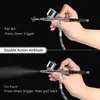 البخاخة الجوية مع مجموعة ضاغط أدوات ضاغط 0M Air Brush Wiht Spray Gun Assories for Model Car Tattoo Painting Cake DIY Nail Art 240408