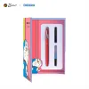 Pens Doraemon Fountain Pen Classic Design Pens Red/Blue/White 3Colors High Quality Nib With Cartoon Phone Clip For Office School Kids