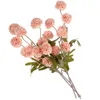 Decorative Flowers 4 Pcs Artificial Flower Decoration DIY Bouquet Stems Fake Plant Dandelions Plastic Lifelike Bride